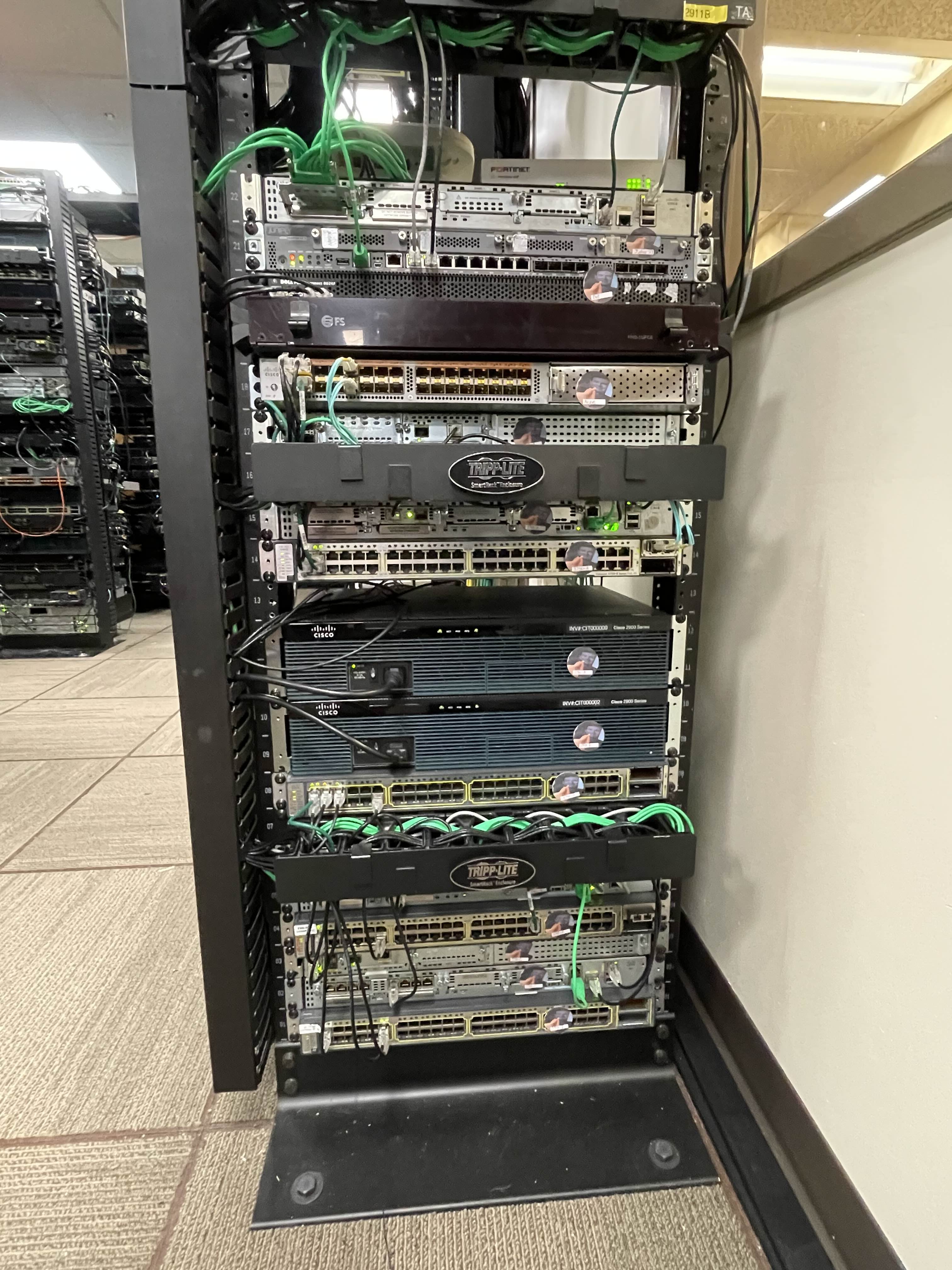 Network Infrastructure Rack