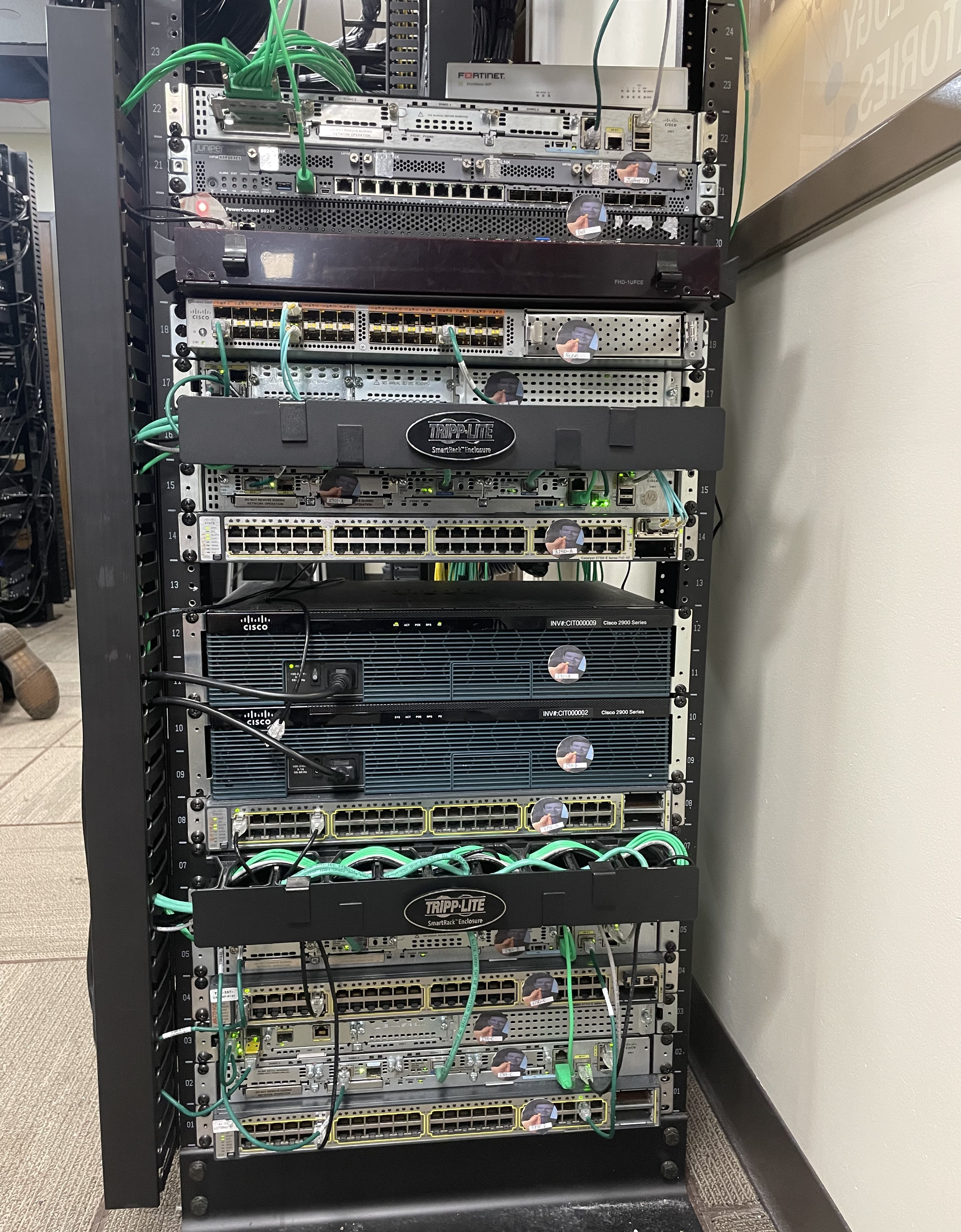 Network Infrastructure Rack